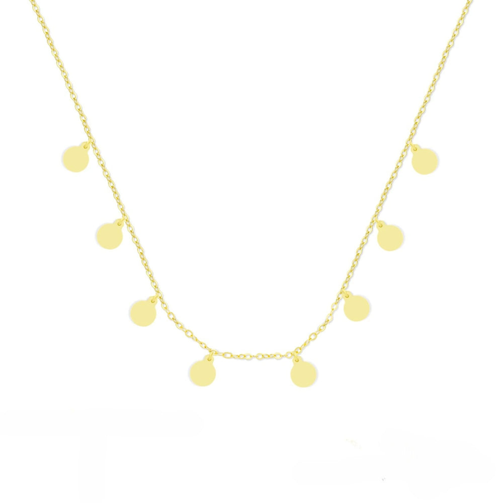 Flat Gold Necklace