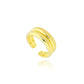 Double Domed Ring Gold