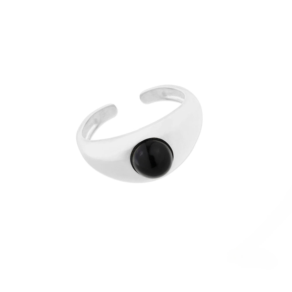 Anello Basic Nero Bianco