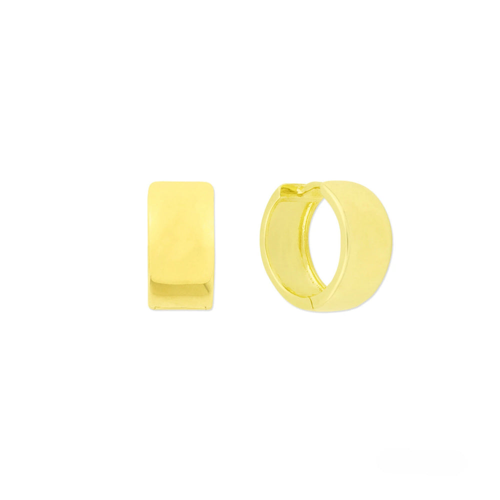 Big Square Gold Earrings