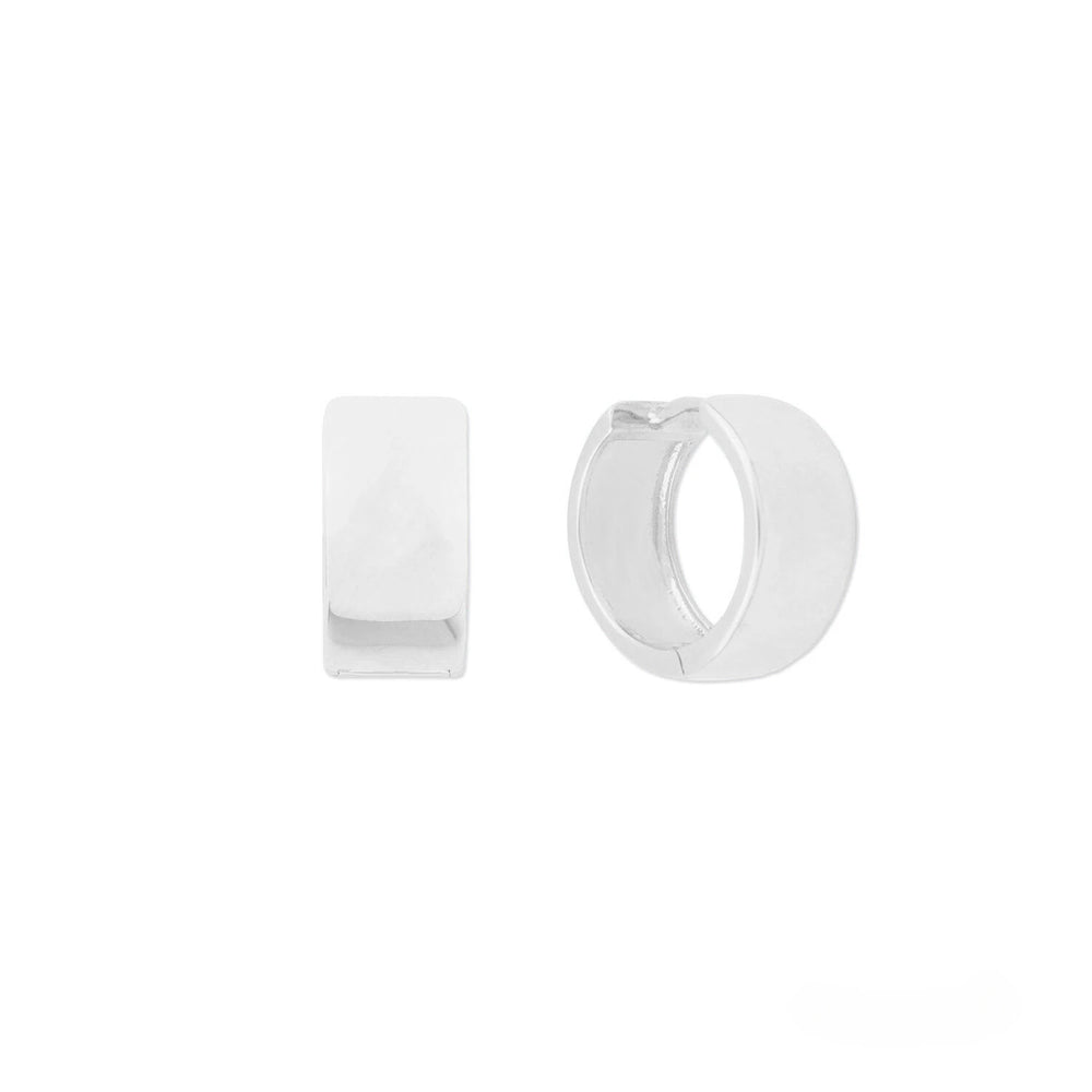 Large White Square Earrings