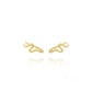 Golden Snake Earrings